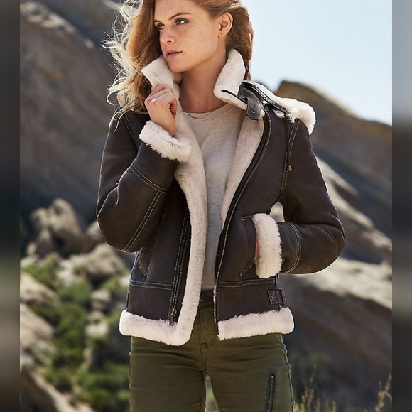 {Alexander McQueen} Cashmere Wool Fleece Moto Jacket - Picture 11 of 11